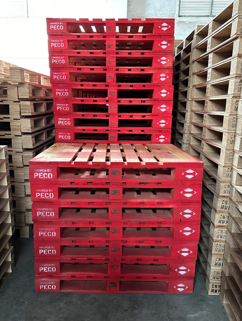 wooden pallets
